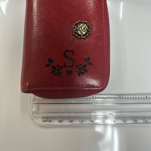Monogrammed Leather Card Case - Picture 7 of 10